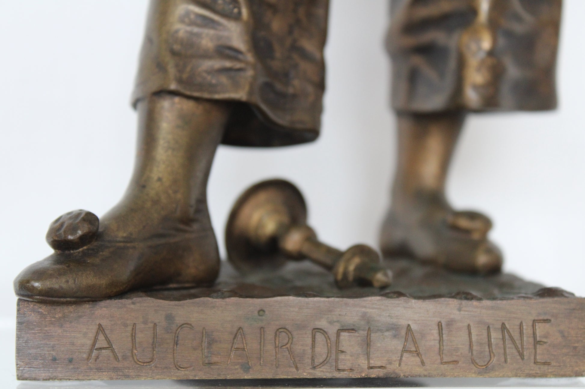 Bronze Sculpture “Au Clair de la Lune” – French Art Nouveau, circa 1900