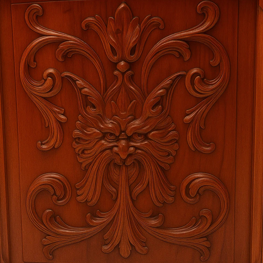 Piedmontese Walnut Sideboard with Upper Cabinet – Mid 19th Century