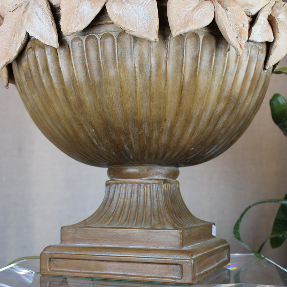 Decorative Table Lamp – Sculpted Fruit Motif Base, 20th Century